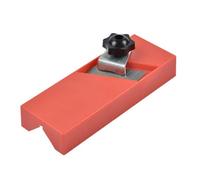 INOOMP Cepillo de Mano Rojo para Carpintería con Cuchillas de Acero y Plástico Herramienta para Recorte y Cepillado de Tablas y Fibra en Bricolaje