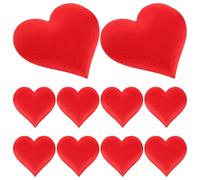 INOOMP Confeti Reutilizable Piezas de Esponja en Forma de Corazones 500 Rojo y Versátil para Decoraciones Románticas y Bodas para Ocasiones Obsequios