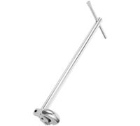 INOOMP Llave de Lavabo Ajustable de Acero Inoxidable, Herramienta de Fontanería Resistente y Confiable para Instalación y Reparación de Grifos y Tuberías