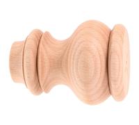 INOOMP Pata de Madera para Muebles de 10x7.5cm, Extensores Fiables y Resistentes para Sofá, Silla o Mesa, Diseño Elegante Marrón, No se Deforma Fácilmente