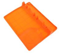 INOOMP Soporte Diseño para Almohadilla Cucharas Naranja de Silicona Antigoteo y Compacto en para Utensilios de Cocina Hogares y Restaurantes