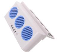 INOOMP Ventilador de Radiador para Coche con Paneles Solares y Cargador Solar Ventilador de Cuello Recargable para Ventilación Diaria y Decoracion Verano