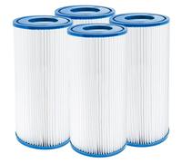 Inovra - Filtro para piscina, 4 unidades - Filtro de repuesto para Bestway 58012 - Diseño plegable - Material PETG - 11 x 20 cm - Económico y fácil de reemplazar - Cartucho de filtro