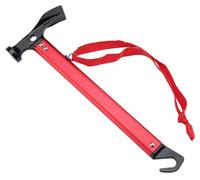 Inovra: Martillo multifunción - Mango de aluminio - Martillo de clavo - Soporte para martillo - Ligero - Acero de carbono de alta calidad - Martillo para estacas de tienda
