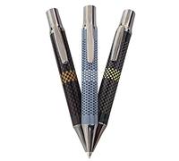 Inoxcrom 1 Mini Bolígrafo Roller con cuerpo lacado brillante con motivos ovalados (Topos). Presentado en estuche Tubo