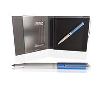 Inoxcrom Bolígrafo Tinta Azul Roller Monza Cuerpo cromado en Azul Y Plata. Presentado en estuche ORIGINAL Monza