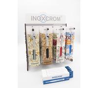 INOXCROM Expositor Canvas Fantasy con 24 Bolígrafos y 6 Recambios x2