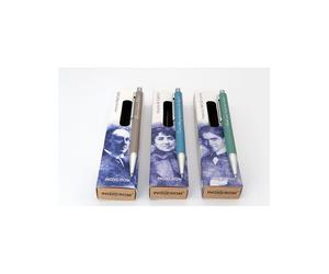 INOXCROM Expositor de 12 Bolígrafos Books Poetas (Antonio Machado, Rosalía de Castro y Federico García Lorca)