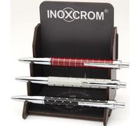 INOXCROM Lote de 6 Bolígrafos Retráctiles BEAT is BACK 1960 con Estuche