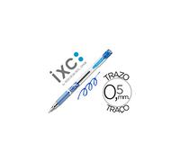 Inoxcrom Rotulador roller gel campus con grip azul 0,5 mm