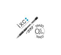 Inoxcrom Rotulador roller gel campus con grip negro 0,5 mm
