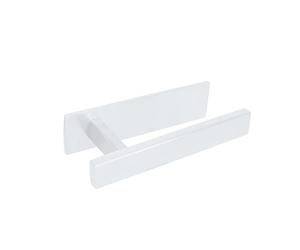 INOXLM - Soporte de papel higiénico para baño | Kit de baño adhesivo | Portarrollos de papel higiénico | Portarrollos de papel higiénico (soporte para papel higiénico, blanco)