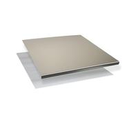 INOXLM - Tabla de cortar para amasar, superficie de trabajo de acero inoxidable, varios tamaños, para amasar, cocina, bar, restaurante, 40 x 44 cm, modelo gemelos