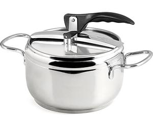 INOXPRAN Pentola Pressione Olla a presión, Metal, Acero, 21 cm