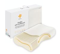 Inphysio® Almohada Antirronquidos, Almohada de Espuma con Memoria, Almohada Cervical Ergonómica, Almohada Ortopédica, Cojín para Cervicales Dolorosas, Antiácaros, Hipoalergénica, 57x36x11,5 cm