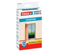 Tesa Mosquitera para puerta Insect Stop Standard 2 unidades 65 x 220 cm gris antracita