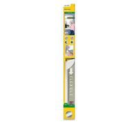 Schellenberg 50742 Mosquitera ventana magnética REFLECTION con privacidad y protección solar, tejido de aluminizado antracita, blanco, 100 x 120 cm