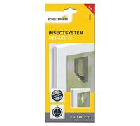 Schellenberg Cinta de reparación para mosquitera 57000 – Fibra de vidrio antracita 5 x 100 cm