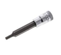 inserción de pasador largo de 1/4" Gedore de 60 mm para tornillos de cabeza hueca hexagonal de 3 mm
