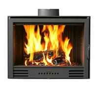 Insert de leña H700SC (L x An x Al: 44,3 x 70 x 55 cm, 10 kW, 200 m³, Antracita)