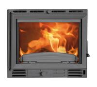 Insert Leña 600 Turbo (L x An x Al: 40,5 x 58 x 55 cm, 8 kW, 200 m³, Antracita)