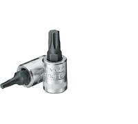 Inserto de vaso rojo de 1/4" Gedore para tornillos Torx internos TX15 [2 piezas]