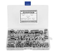 Insertos Roscados de Acero Inoxidable 304, 200 Unidades, M3 M4 M5 M6 M8 M10 M12, Juego de Reparación de Roscas, Color Plata