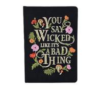 Insight Editions Cuaderno Wicked bordado