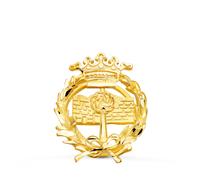 Insignia Oro 18k Geologicas 17x14mm 2.05g