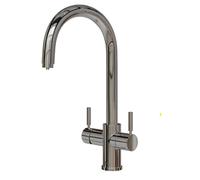 Insinkerator ISE3N1JCREC - Grifo de Agua Caliente Instantánea 3N1 Caño Alto Giratorio Cromo