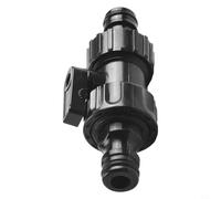 INslINse - Válvula de cierre de 1/2 pulgada para manguera de jardín, conector rápido con válvula de bola para sistema de riego WaterINsg, accesorio de equipo de goteo, material ABS