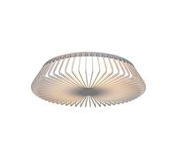 Inspired Mantra Himalaya Techo redondo de 53 cm (solo luz), LED de 56 W, blanco sintonizable de 2700-5000 K, 2500 lm, control remoto, blanco, 3 años de garantía