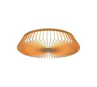Inspired Mantra Himalaya Techo redondo de 53 cm (solo luz), LED de 56 W, blanco sintonizable de 2700-5000 K, 2500 lm, control remoto, madera, 3 años de garantía