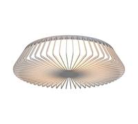Inspired Mantra Himalaya Techo redondo de 63 cm (solo luz), LED de 80 W, 2700-5000 K blanco sintonizable, 3500 lm, control remoto, blanco, 3 años de garantía