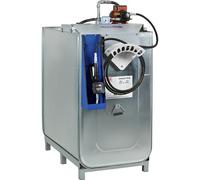 Instalación de depósito de aceite compacto para aceite limpio y aceites ignífugos PRESSOL, capacidad 1000 l, bomba eléctrica