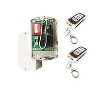 INSTALMATIC Cuadro de control CMR, central de maniobras para motores a 220v de puertas enrollables y persianas, con receptor de radio multimarca incorporado, con 2 mandos a distancia rolling code TX4.
