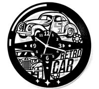 Instant Karma Clocks | Reloj De Pared | Coche Retro | Coche Vintage | Histórico | Taller de Taller | Car Service
