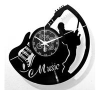 Instant Karma Clocks | Reloj de Pared con Guitarras | Movimiento Silencioso | Idea de Regalo para Músicos y Amantes de la Música