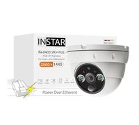 INSTAR IN-8403 2K+ PoE Blanco - Cámara de vigilancia LAN/PoE con IA (AI) - Cámara IP - Power Over Ethernet - PIR - Visión Nocturna - Uso en Interiores y Exteriores - HomeKit - MQTT