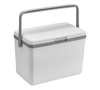 Insulated Ice Bucket, Enfriador Aislado portátil de 3L con asa for Picnic, Barbacoa, Acampada, chupar Rueda,for Camping(White)