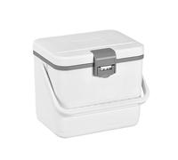 Insulated Ice Bucket, Enfriador portátil Aislado de 4,5 L con asa for Acampar, Barbacoa de Picnic,for Camping(White 4.5L)