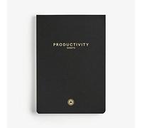 Intelligent Change Hojas de productividad A5 Tareas - Planificador diario sin fecha para el establecimiento de objetivos y la gestión del tiempo - Bloc de notas negro