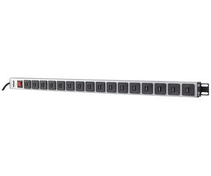 Intellinet 164498 unidad de distribución de energía (PDU) Negro, Gris