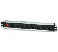 Intellinet 19" Rackmount Blanco 8 salidas AC 250 V 3 m