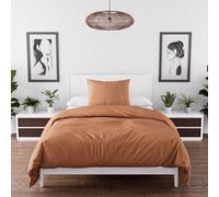 Intemporel Set Funda nórdica de Microfibra Lavada 140x200 cm Boheme Terra