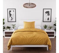 Intemporel Set Funda nórdica de Microfibra Lavada 140x200 cm Mostaza Boheme