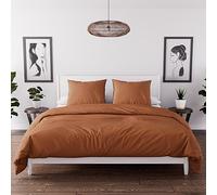 Intemporel Set Funda nórdica de Microfibra Lavada 240x220 cm Boheme Terra