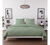 Intemporel Set Funda nórdica de Microfibra Lavada 240x220 cm Boheme Verde