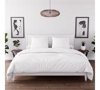 Intemporel Set Funda nórdica de Microfibra Lavada 260x240 cm Boheme Blanco