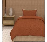 Intemporel Soleil d'ocre, Juego de Funda para edredón 3D Microfibra 140 x 200 cm Gaia Terra